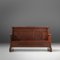 Art Deco Oak Bench, France, 1930s 1