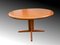 Danish Expandable Dining Table in Teak, 1960s 12