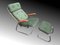 Fauteuil Bauhaus Mid-Century avec Ottomane, Set de 2 10