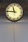 Bakelite Station Clock Wall Lamp from Pragotron, 1950s 1