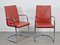 Mizar Chairs in Red Leather by Mateo Grassi, Italy, 1980s, Set of 2 1