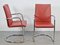Mizar Stühle aus rotem Leder von Mateo Grassi, Italien, 1980er, 2er Set 8