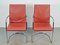Mizar Chairs in Red Leather by Mateo Grassi, Italy, 1980s, Set of 2 6