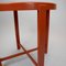 Table d'Appoint Bauhaus Orange avec Peinture Originale, 1930s 10