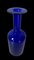 Blaue Vase von Otto Brauer von Holmegaard 3