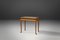 French Side Table in Beech with Lace Inlay and Glass Top, 1950s, Image 2