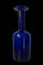 Vase de Sol Bleu Moderne par Otto Brauer pour Holmegaard, Danemark 1