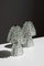 Lámparas de mesa Rostrato Art Déco de cristal de Murano atribuidas a Ercole Barovier para Barovier & Toso, años 40. Juego de 2, Imagen 1