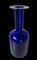 Blaue Vase von Otto Brauer für Holmegaard 2