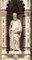Niederländischer Künstler, Handgeschnitzte Heilige Statue des Evangelisten Marcus, 17. Jh., Eiche 8