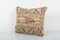 Muted Color Tan Rug Pillow Cover, 2010s 2