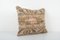 Muted Color Tan Rug Pillow Cover, 2010s 3