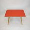Red Children's Desk with Armchairs, 1950s, Set of 3 4