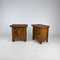 Mid-Century Handmade Oakwood Nightstands, 1950s, Set of 2 8