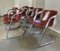 Vintage Metaform Dining Chairs in Tubular Frame and Leather, 1960s, Set of 6 1