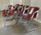 Vintage Metaform Dining Chairs in Tubular Frame and Leather, 1960s, Set of 6, Image 1