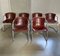 Vintage Metaform Dining Chairs in Tubular Frame and Leather, 1960s, Set of 6 2