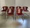 Vintage Metaform Dining Chairs in Tubular Frame and Leather, 1960s, Set of 6, Image 2