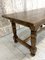 Dark Stained Oak Dining Table 6