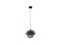 Pendant Tondo in Blue Blown Glass and White Diffuser from Bottega Veneziana 1