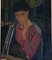 Charles Herman Hoffmann, mujer, óleo sobre lienzo, años 40, enmarcado, Imagen 3