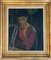 Charles Herman Hoffmann, Woman, Oil on Canvas, 1940s, Framed 1