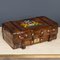 Antique 19th Century Victorian Leather Suitcase with Painted Crest, 1850s 27