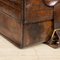 Antique 19th Century Victorian Leather Suitcase with Painted Crest, 1850s 10
