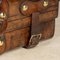 Antique 19th Century Victorian Leather Suitcase with Painted Crest, 1850s 12