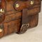 Antique 19th Century Victorian Leather Suitcase with Painted Crest, 1850s, Image 12