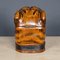 Antique 19th Century Victorian Wood of Life Bulldog Tobacco Jar, 1890s 16