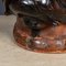 Antique Victorian Wood of Life Bulldog Tobacco Jar, 1900s, Image 6