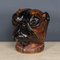 Antikes viktorianisches Holz of Life Bulldog Tabakglas, 1900er 17