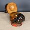 Antique 20th Century Wood of Life Bulldog Inkwell Jar, 1910s 16