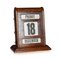 Vintage Mahogany & Brass Perpetual Desk Calendar, 1950s, Image 1