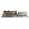 20th Century Brass Model GNR Atlantic 3 1/2 Inch Gauge Steam Locomotive, 1930s 1