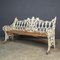 Antique 19th Century Victorian Cast Iron & Wood Garden Bench, 1890s, Image 33