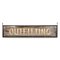 Antique Victorian Mirrored Outfitting Sign from Harris Tweed, 1900s 1