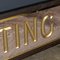 Antique Victorian Mirrored Outfitting Sign from Harris Tweed, 1900s 3