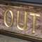 Antique Victorian Mirrored Outfitting Sign from Harris Tweed, 1900s 23