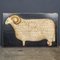 Carved Wood Sheep Sign, Cotswolds, 1970 20