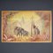 P Dupont, Elephant Family, 1960, Olio su tela, con cornice, Immagine 13