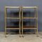 Antique 19th Century Rosewood & Brass 3-Tier Shelves, 1820s, Set of 2 16