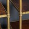 Antique 19th Century Rosewood & Brass 3-Tier Shelves, 1820s, Set of 2 7