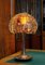 Jugendstil Lampe aus Bronze & Glasmalerei, 1920er 2