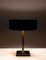 Clad Table Lamp in Black Leather by Jacques Adnet, France, 1960s, Image 7