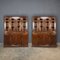 Large Victorian Oak Bookcases, 1900s, Set of 2 30