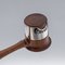 Silver-Mounted Auctioneer's Gavel, London, England, 1989, Set of 2 11