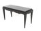 Vintage Italian Black Lacquered Oak Bench, 1930s 1