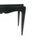 Vintage Italian Black Lacquered Oak Bench, 1930s 10